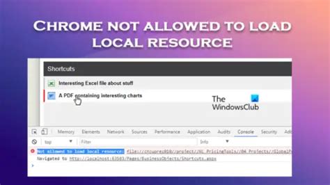not allowed to load local resource chrome